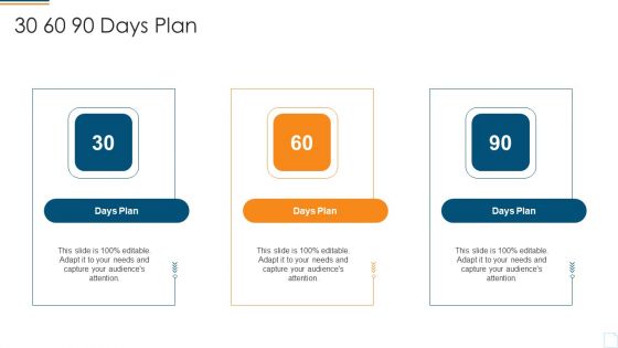 Project Management Professional Assessment Process IT 30 60 90 Days Plan Infographics PDF