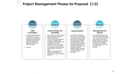 Project Management Proposal Template Ppt PowerPoint Presentation Complete Deck With Slides