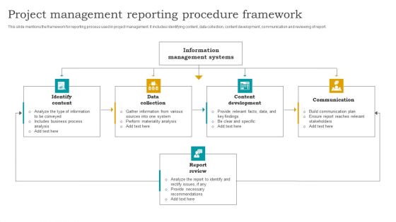 Project Management Reporting Procedure Framework Information PDF Project Management Reporting Procedure Framework Information PDF