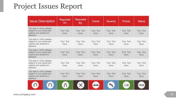 Project Management Review Ppt PowerPoint Presentation Complete Deck With Slides