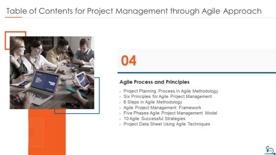 Project Management Through Agile Approach Ppt PowerPoint Presentation Complete Deck With Slides