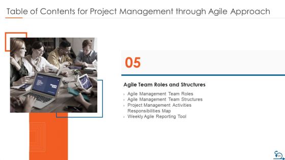 Project Management Through Agile Approach Ppt PowerPoint Presentation Complete Deck With Slides