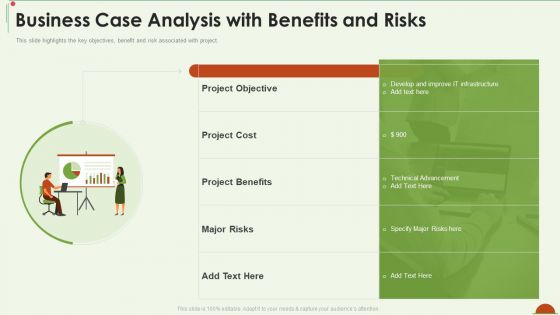 Project Management Under Supervision Business Case Analysis With Benefits And Risks Demonstration PDF Project Management Under Supervision Business Case Analysis With Benefits And Risks Demonstration PDF