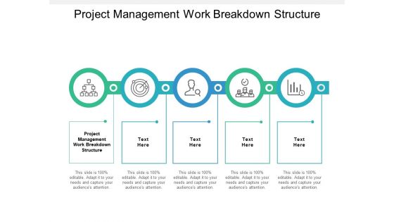 Project Management Work Breakdown Structure Ppt PowerPoint Presentation Ideas Graphics Pictures Cpb