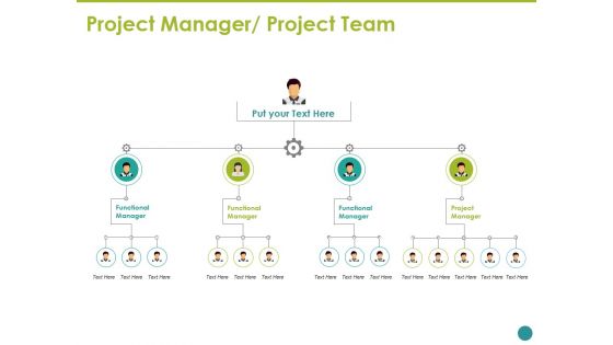 Project Manager Project Team Template Ppt PowerPoint Presentation Icon Deck
