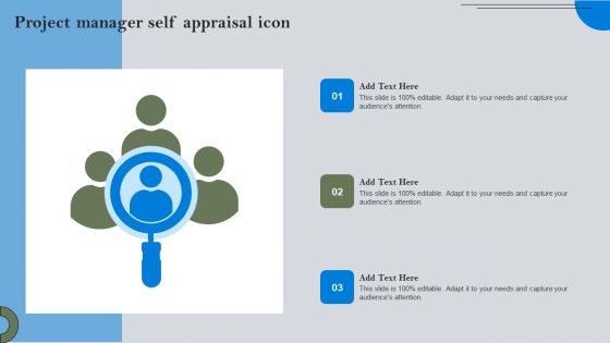 Project Manager Self Appraisal Icon Formats PDF Project Manager Self Appraisal Icon Formats PDF