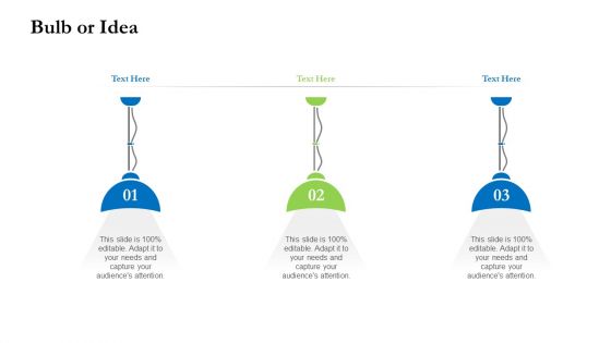 Project Performance Metrics Bulb Or Idea Ppt Gallery Pictures PDF