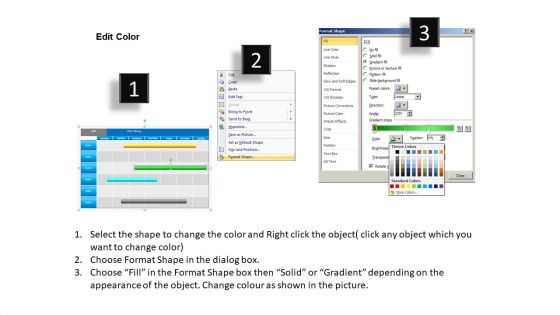 Project Planning Gantt Chart 2013 Calendar PowerPoint Slides Ppt Templates