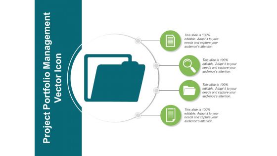 Project Portfolio Management Vector Icon Ppt PowerPoint Presentation Model Display PDF