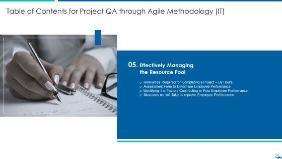 Project QA Through Agile Methodology IT Ppt PowerPoint Presentation Complete Deck With Slides