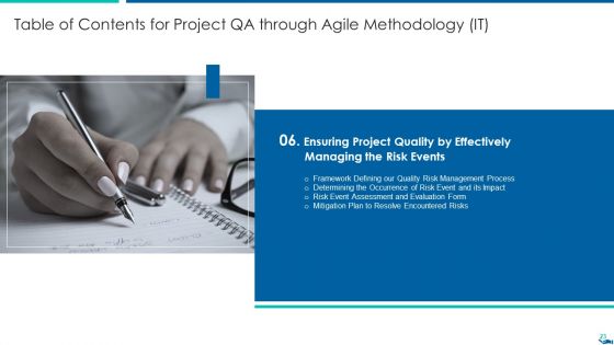 Project QA Through Agile Methodology IT Ppt PowerPoint Presentation Complete Deck With Slides