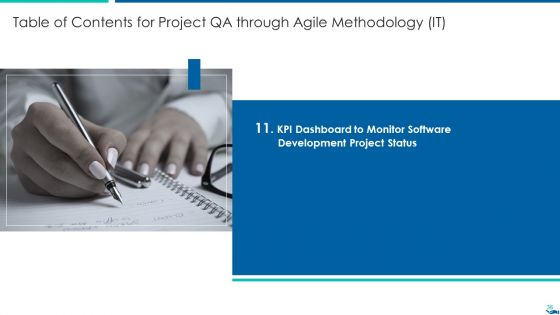 Project QA Through Agile Methodology IT Ppt PowerPoint Presentation Complete Deck With Slides