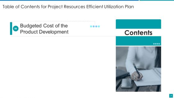 Project Resources Efficient Utilization Plan Ppt PowerPoint Presentation Complete With Slides