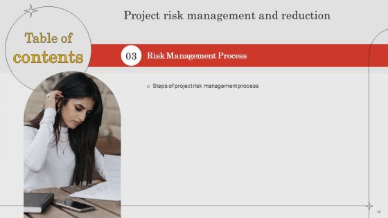 Project Risk Management And Reduction Ppt PowerPoint Presentation Complete Deck With Slides