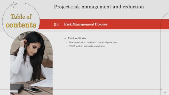 Project Risk Management And Reduction Ppt PowerPoint Presentation Complete Deck With Slides