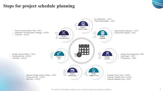 Project Schedule Planning Ppt PowerPoint Presentation Complete Deck With Slides