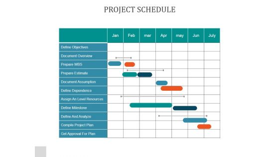 Project Schedule Ppt PowerPoint Presentation Files