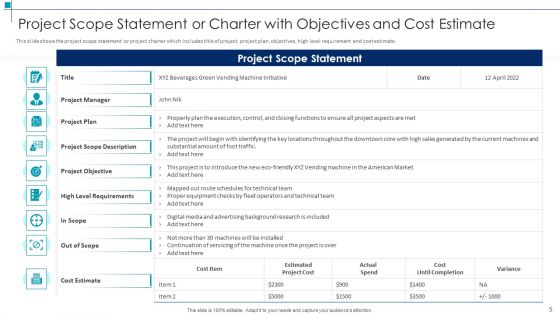 Project Scope Management Deliverables Ppt PowerPoint Presentation Complete With Slides