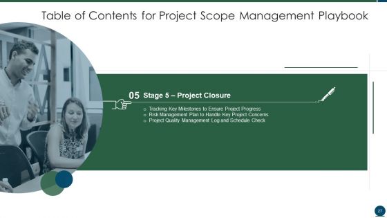 Project Scope Management Playbook Ppt PowerPoint Presentation Complete With Slides