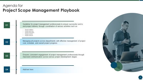 Project Scope Management Playbook Ppt PowerPoint Presentation Complete With Slides