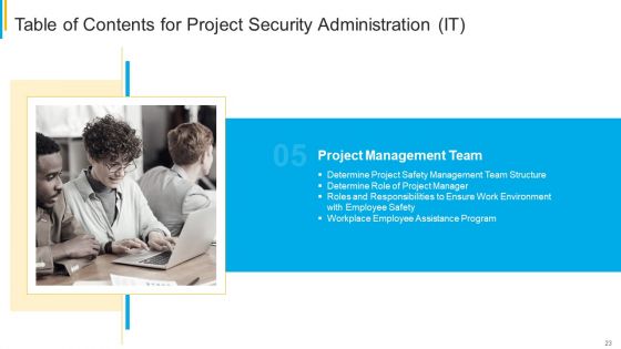 Project Security Administration IT Ppt PowerPoint Presentation Complete Deck With Slides