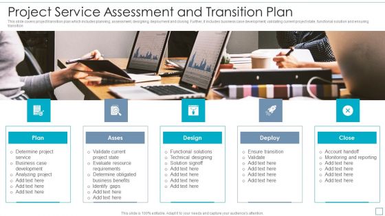 Project Service Assessment And Transition Plan Introduction PDF