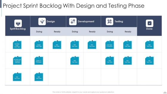 Project Sprint Backlog Ppt PowerPoint Presentation Complete Deck With Slides