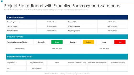 Project Status Report With Executive Project Scope Management Deliverables Sample PDF Project Status Report With Executive Project Scope Management Deliverables Sample PDF