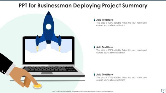 Project Summary Ppt Idea Innovation Ppt PowerPoint Presentation Complete Deck With Slides
