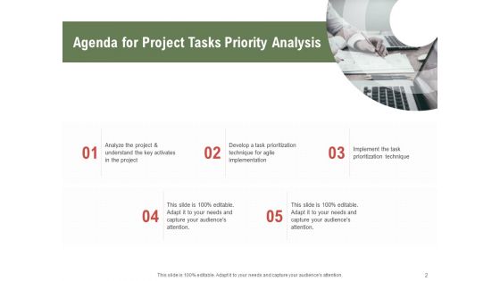 Project Tasks Priority Analysis Ppt PowerPoint Presentation Complete Deck With Slides