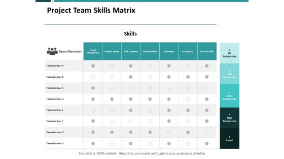 Project Team Skills Matrix Ppt PowerPoint Presentation Pictures Layout Project Team Skills Matrix Ppt PowerPoint Presentation Pictures Layout