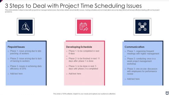 Project Time Scheduling Ppt PowerPoint Presentation Complete With Slides
