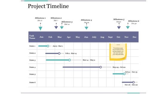Project Timeline Ppt PowerPoint Presentation Infographic Template Outline