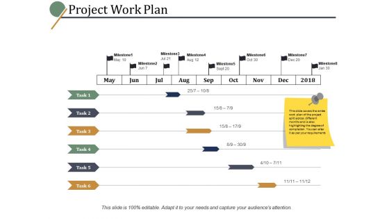 Project Work Plan Ppt PowerPoint Presentation Model Structure