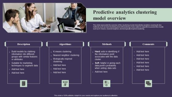 Projection Model Predictive Analytics Clustering Model Overview Graphics PDF