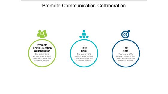 Promote Communication Collaboration Ppt PowerPoint Presentation Slides Rules Cpb