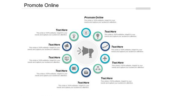 Promote Online Ppt PowerPoint Presentation Inspiration Slide Download Cpb