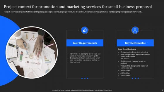 Promotion And Marketing Services For Small Business Proposal Ppt PowerPoint Presentation Complete Deck With Slides