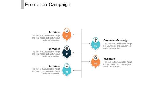 Promotion Campaign Ppt PowerPoint Presentation Outline Visual Aids Cpb