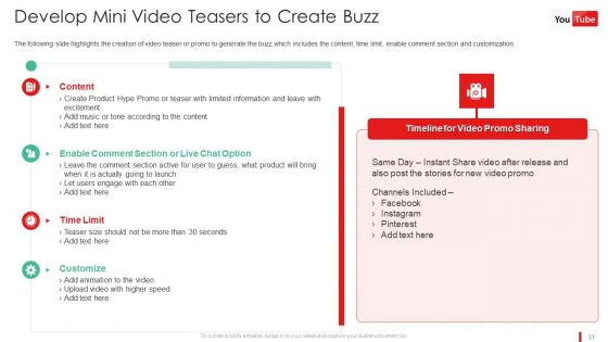 Promotion Guide To Advertise Brand On Youtube Platform Ppt PowerPoint Presentation Complete Deck With Slides