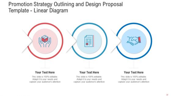 Promotion Strategy Outlining And Design Proposal Template Ppt PowerPoint Presentation Complete Deck With Slides