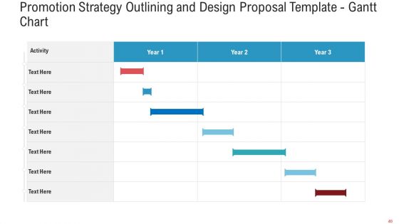 Promotion Strategy Outlining And Design Proposal Template Ppt PowerPoint Presentation Complete Deck With Slides