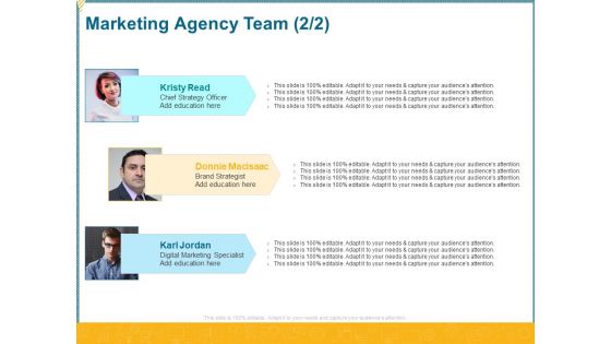 Promotional Services Marketing Agency Team Strategy Ppt Pictures Graphics PDF