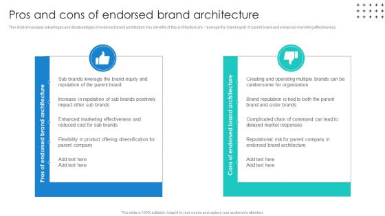 Promotional Techniques To Market Several Brands Among Target Groups Pros And Cons Of Endorsed Inspiration PDF