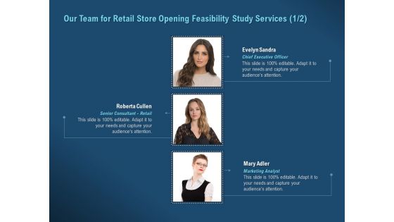 Proof Concept Variety Shop Our Team For Retail Store Opening Feasibility Study Services Marketing Background PDF