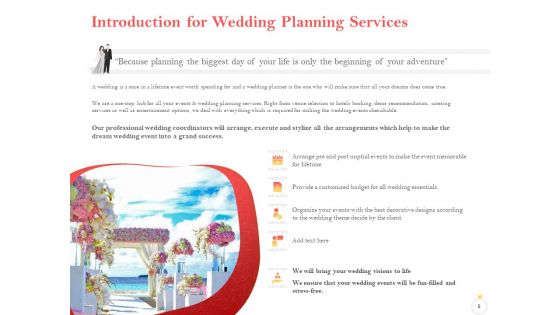 Proposal By Professional Wedding Planner Ppt PowerPoint Presentation Complete Deck With Slides