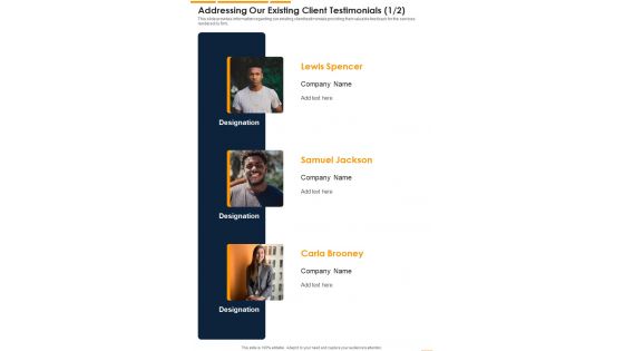 Proposal For Brand Expansion And Marketing Addressing Our One Pager Sample Example Document