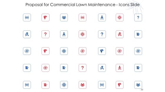 Proposal For Commercial Lawn Maintenance Ppt PowerPoint Presentation Complete Deck With Slides