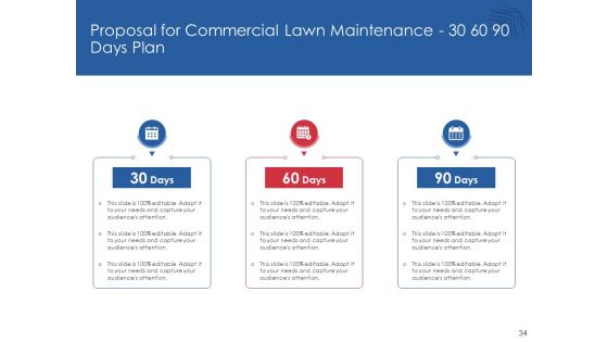 Proposal For Commercial Lawn Maintenance Ppt PowerPoint Presentation Complete Deck With Slides