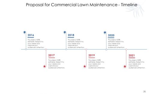 Proposal For Commercial Lawn Maintenance Ppt PowerPoint Presentation Complete Deck With Slides